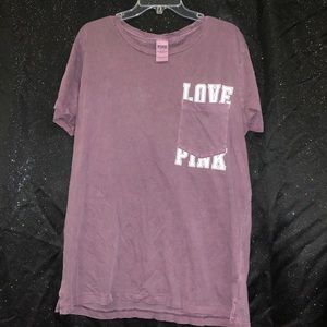 VS PINK Short Sleeve Campus Tee